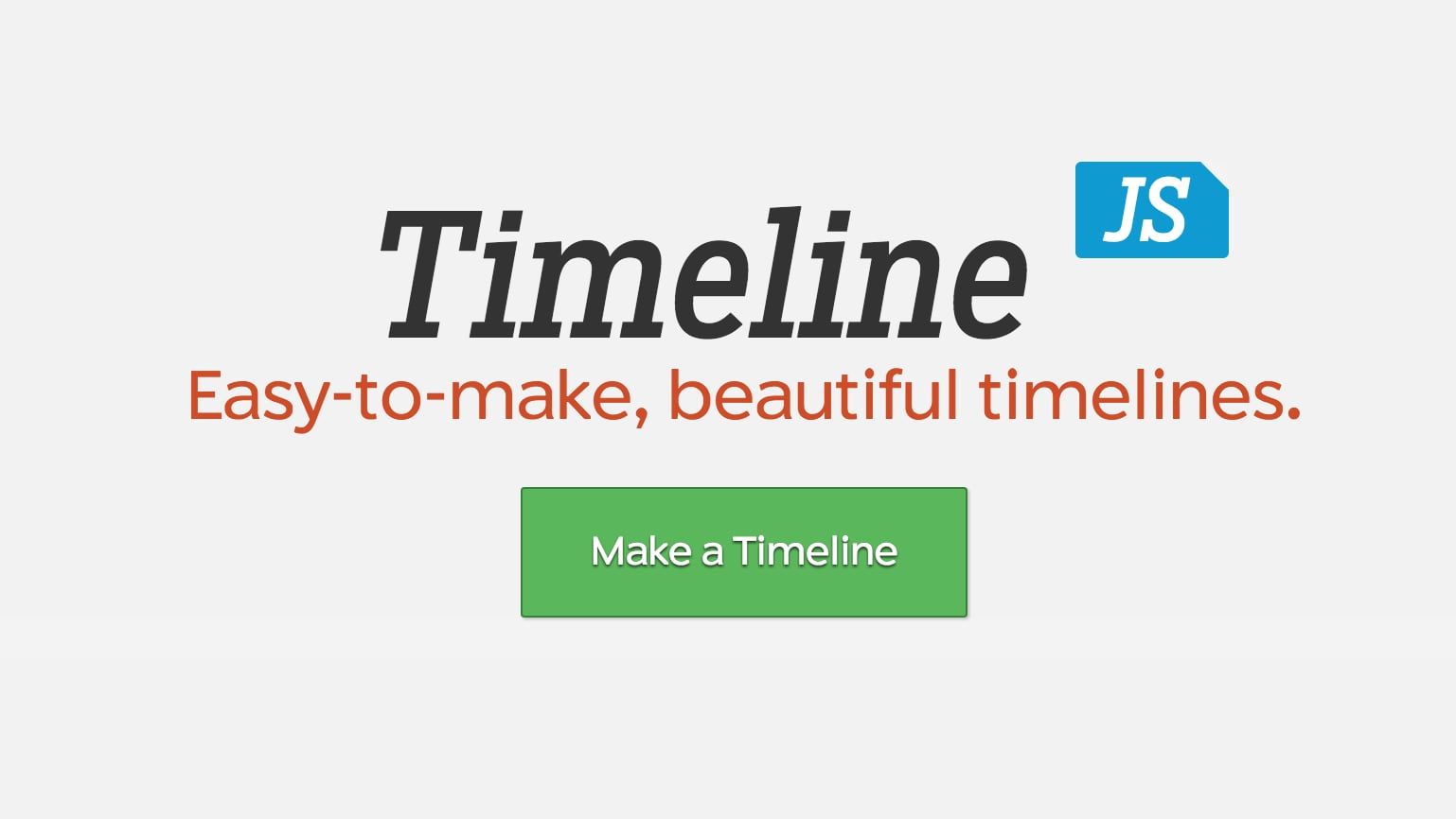 Ejes cronológicos con Timeline JS
