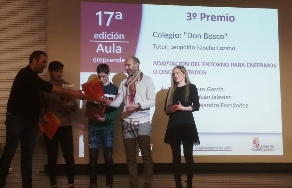 Tercer puesto para León “Centro Don Bosco” en Aula Emprende